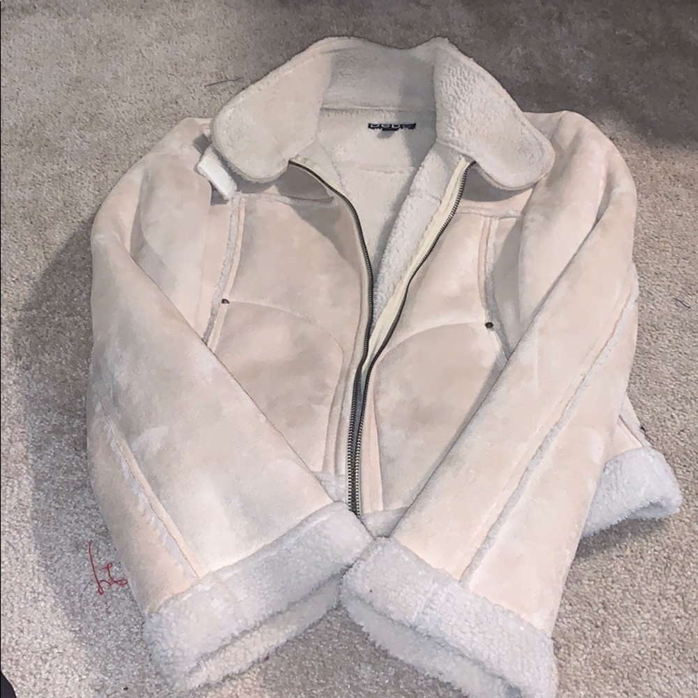 Women’s bebe Sherpa lined jacket